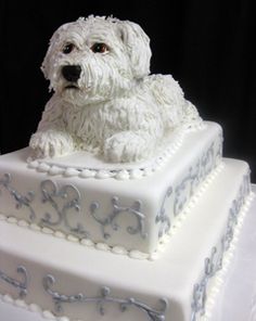 Dog Wedding Cake