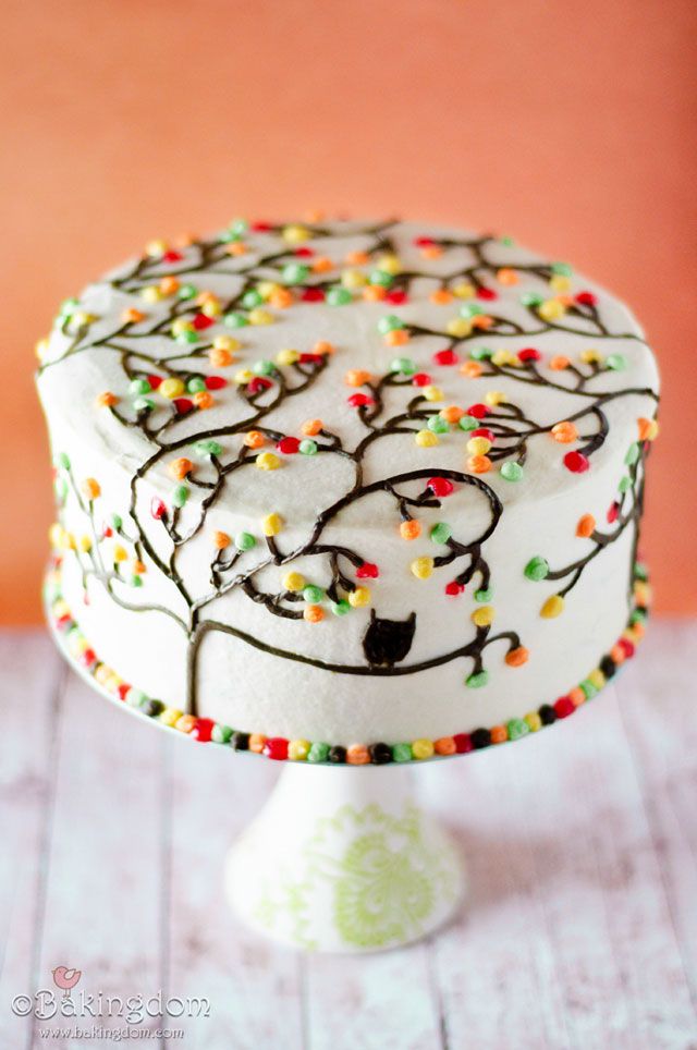 Fall Birthday Cake Decorations