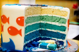 Fish Birthday Party Cake