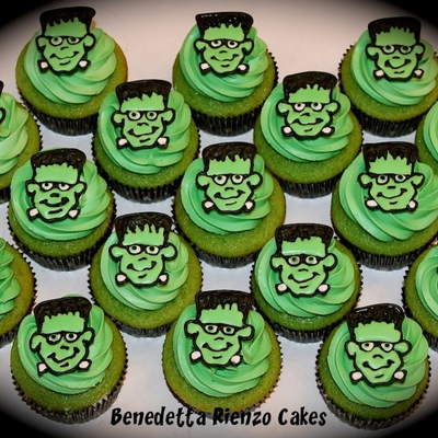 Frankenstein Cupcakes