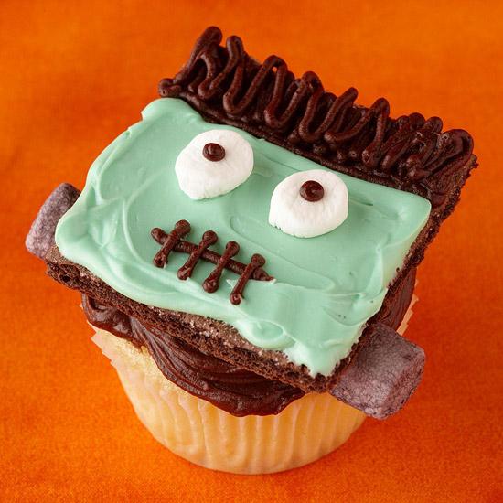 Frankenstein Halloween Cupcakes Ideas