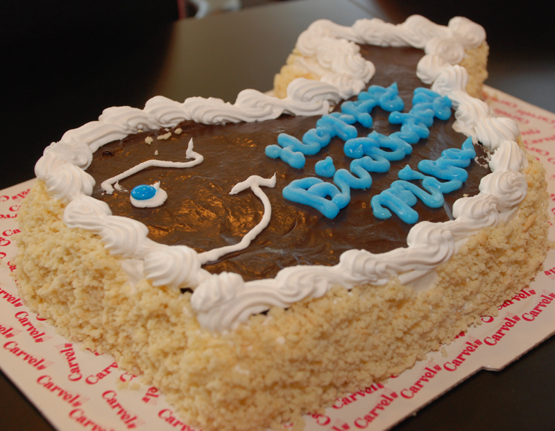 Fudgie the Whale Carvel Ice Cream Cake