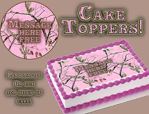 Girls Pink Camo Birthday Cake Girls Pink Camo Birthday Cake