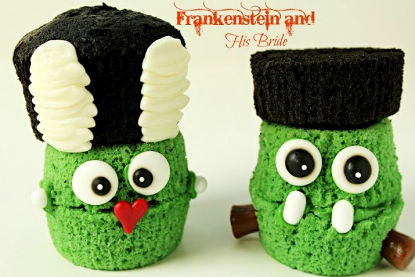 Halloween Frankenstein Cupcakes