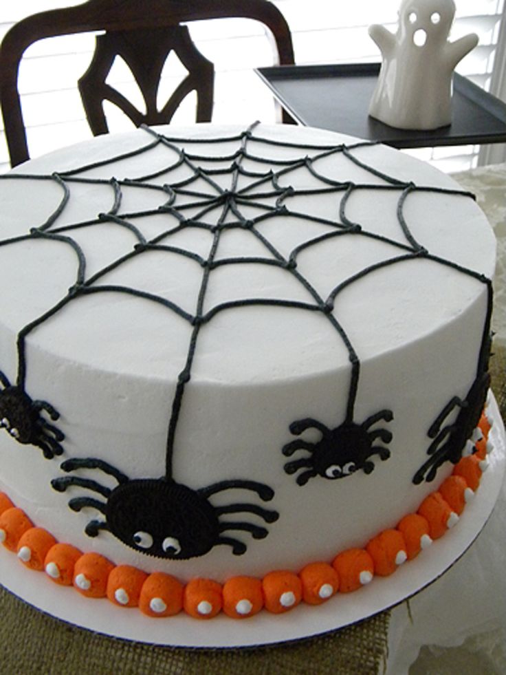 Halloween Spider Birthday Cake Halloween Spider Birthday Cake
