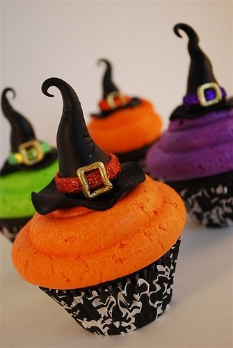Halloween Witches Hat Cupcakes