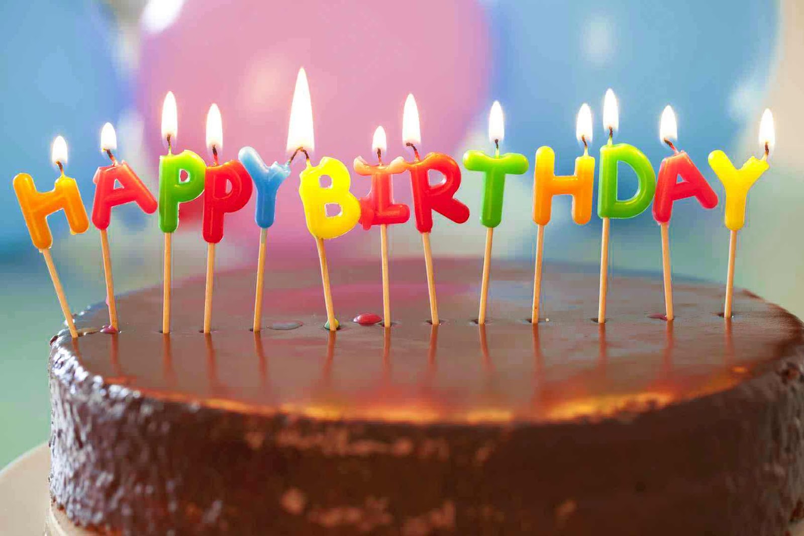 Happy Birthday Cake with Candles Happy Birthday Cake with Candles