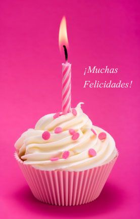 Happy Birthday Pink Cupcake Candle Happy Birthday Pink Cupcake Candle