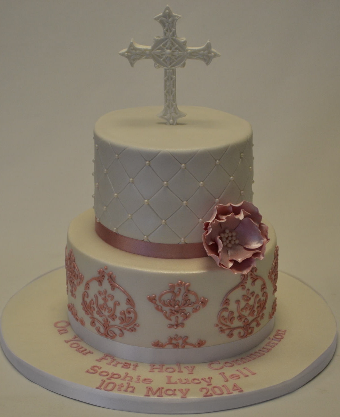 Holy Communion Cake 2 Tier Holy Communion Cake 2 Tier