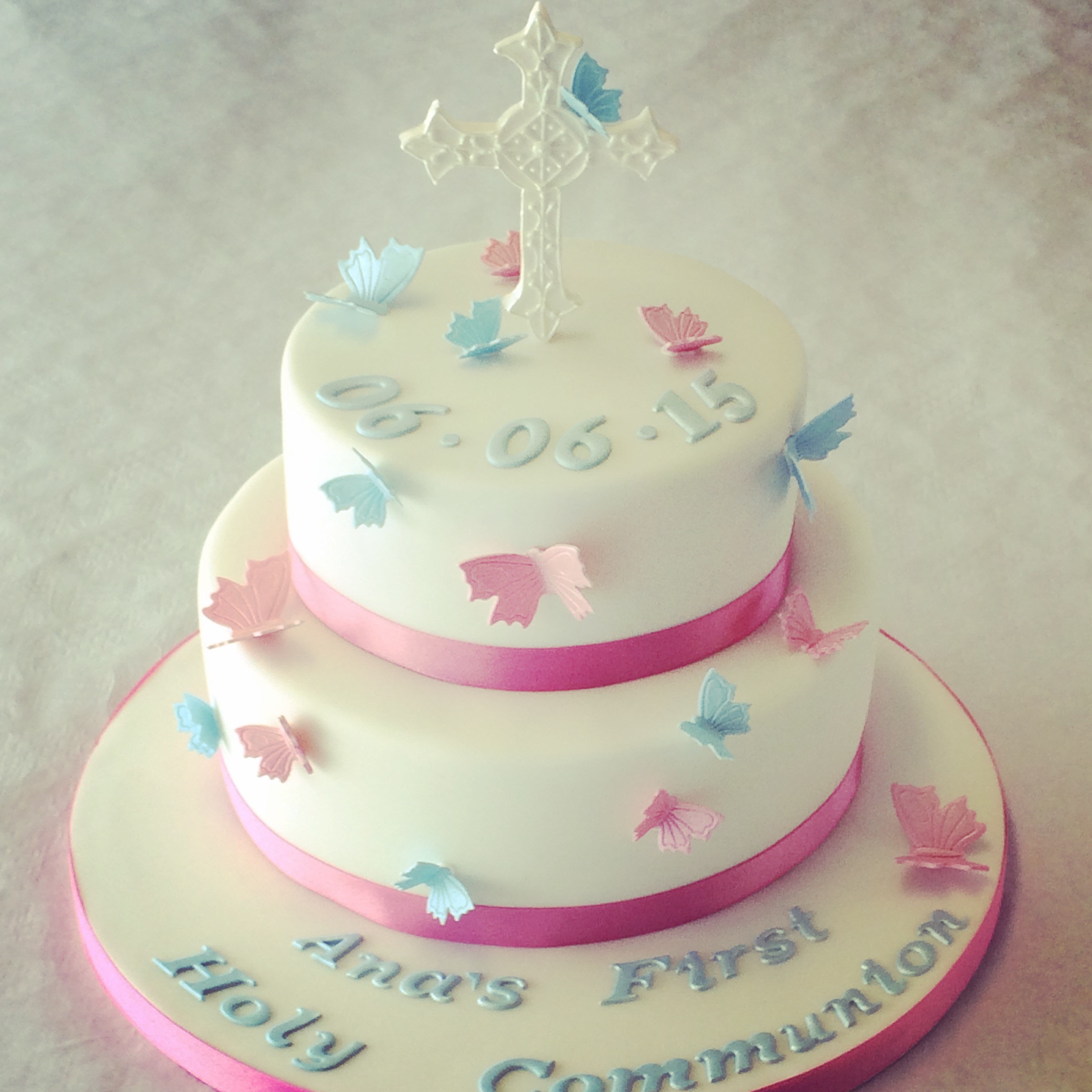 Holy Communion Cake 2 Tier