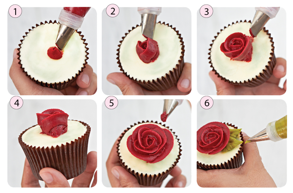 How to Make Buttercream Roses On Cupcakes How to Make Buttercream Roses On Cupcakes