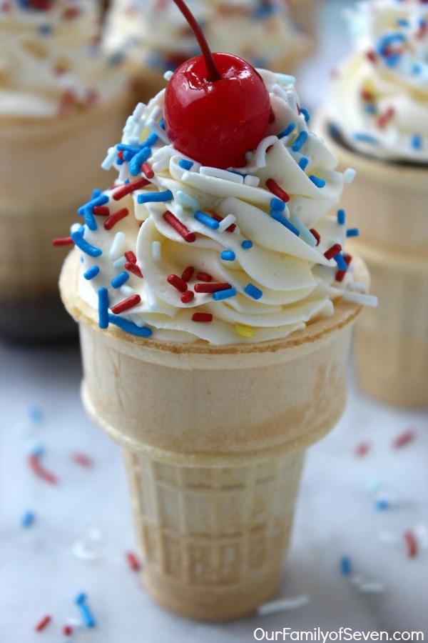 Ice Cream Cone Cupcakes