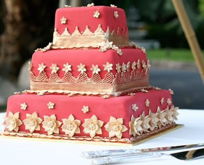 Indian-themed Wedding Cake Indian-themed Wedding Cake