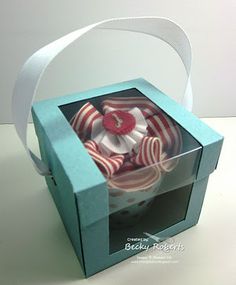 Individual Cupcake Box Tutorial