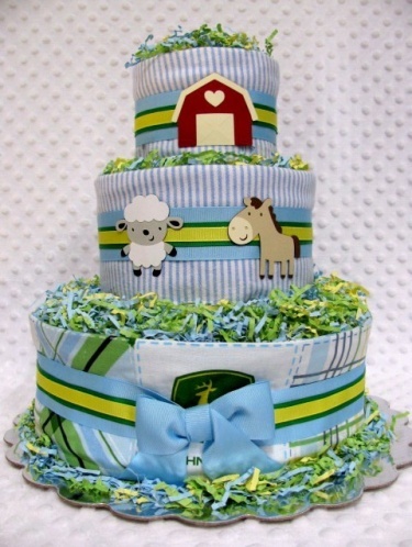 John Deere Baby Diaper Cakes Boys John Deere Baby Diaper Cakes Boys