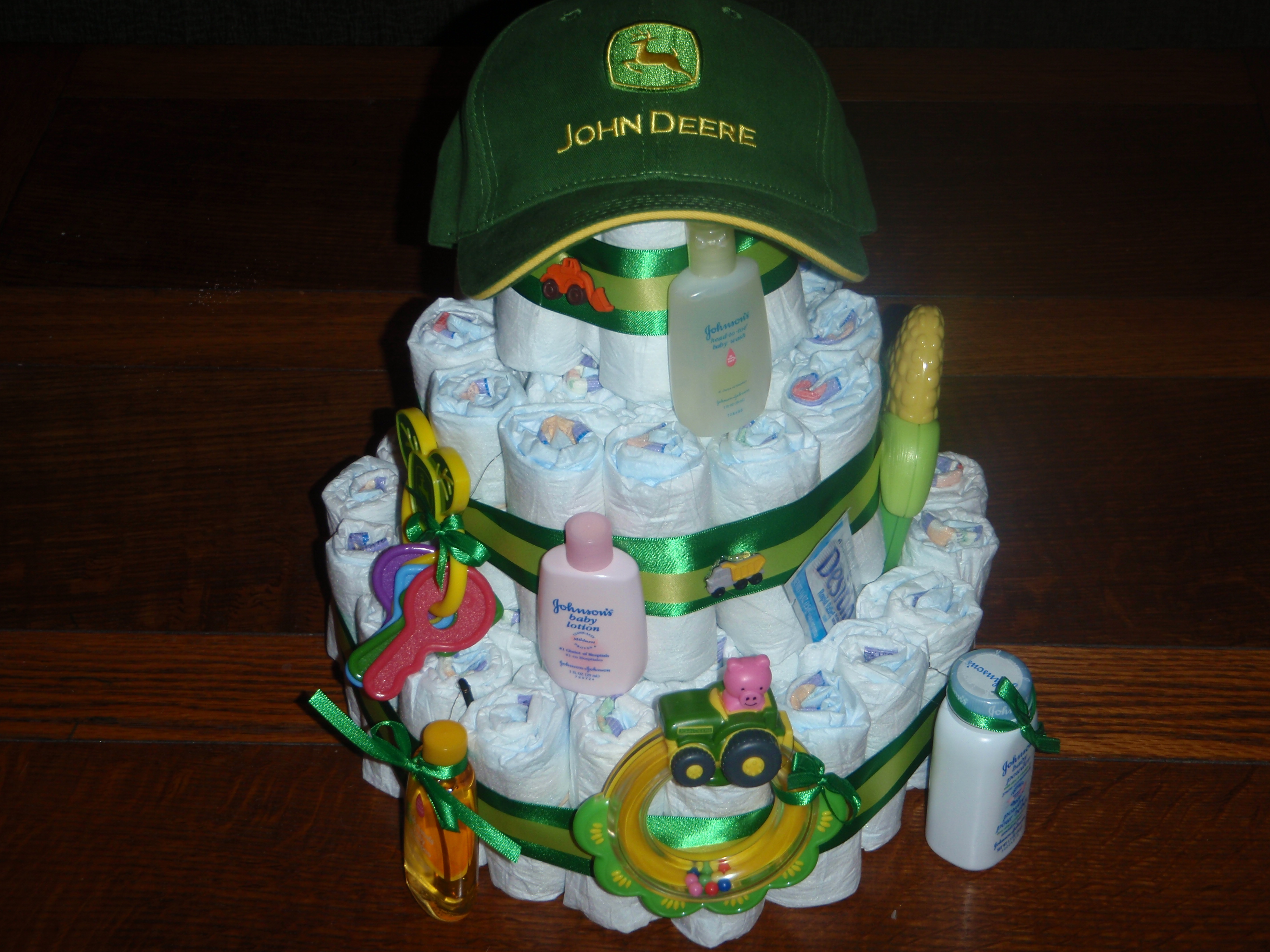 John Deere Diaper Cake John Deere Diaper Cake
