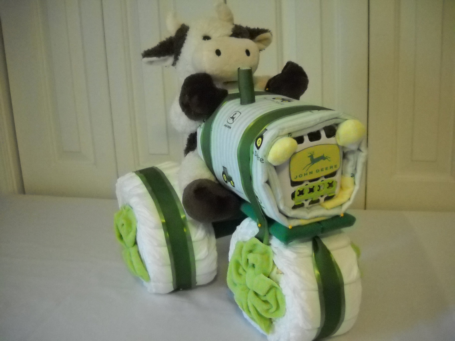 John Deere Tractor Diaper Cake John Deere Tractor Diaper Cake