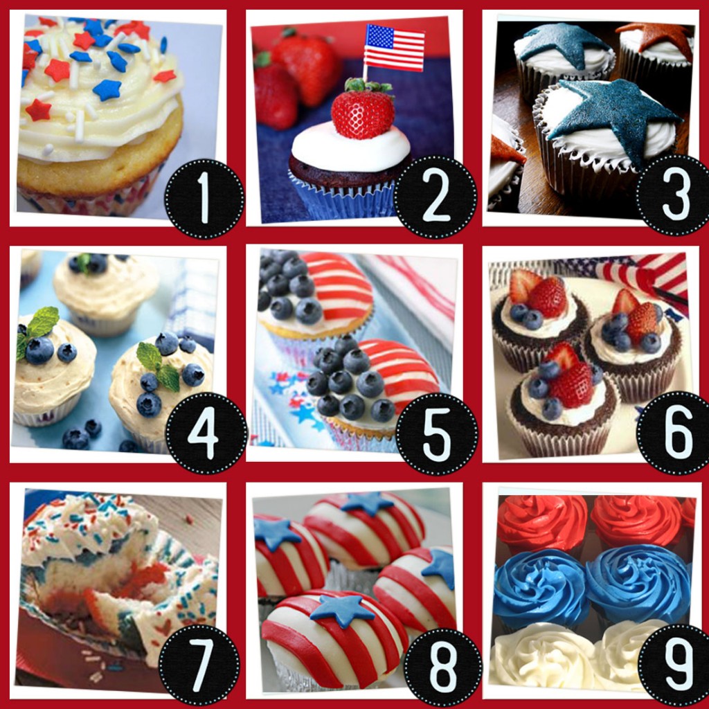 July 4th Cupcake Ideas
