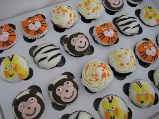 Jungle Theme Baby Shower Cupcakes Jungle Theme Baby Shower Cupcakes