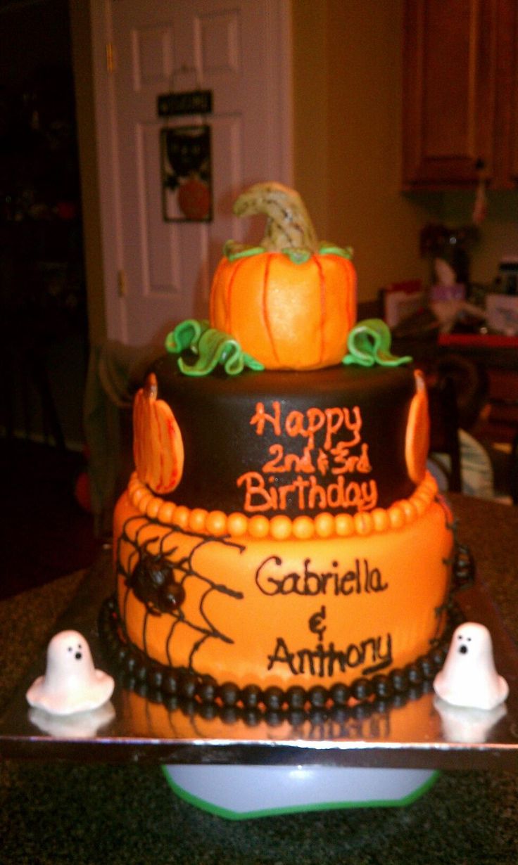 Kids Halloween Birthday Cake