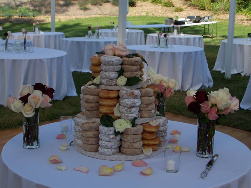 Krispy Kreme Donut Wedding Cake