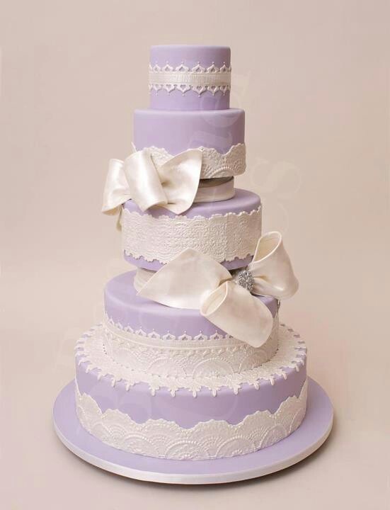 Lavender Wedding Cake