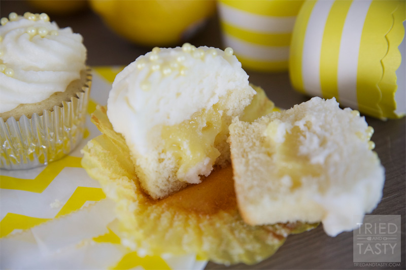 Lemon Cupcakes with Buttercream Frosting