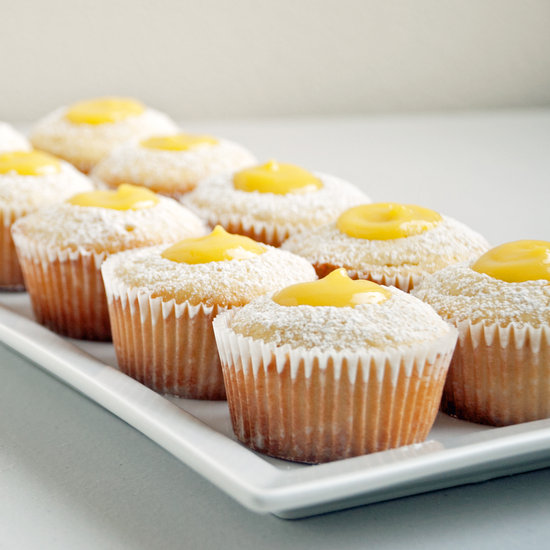 Lemon Curd Cupcakes with Filling