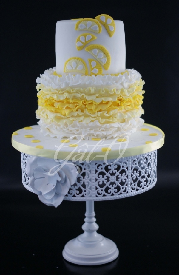 Lemonade Themed Birthday Cake