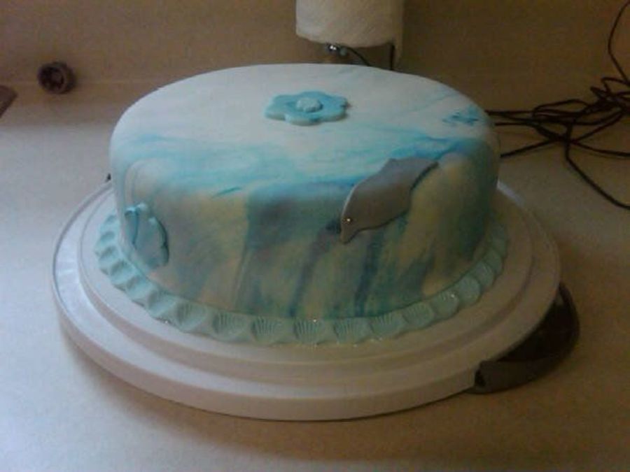 Marble Fondant Cake