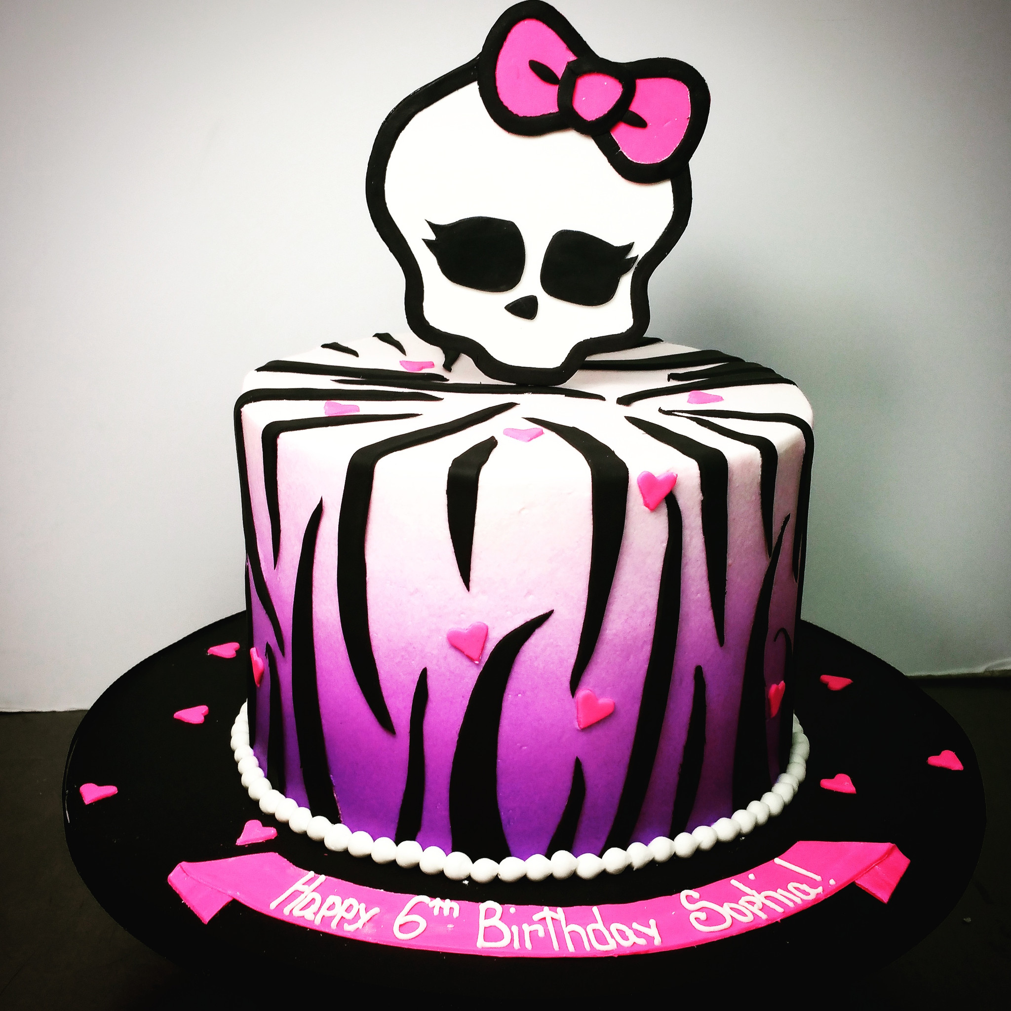 Monster High Birthday Cake