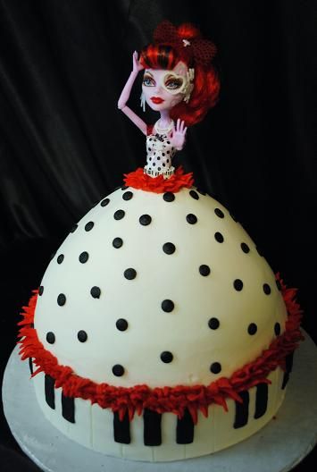 Monster High Doll Cake Monster High Doll Cake
