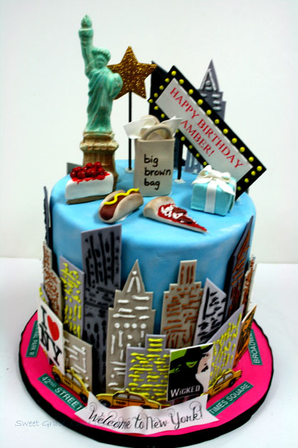New York City Birthday Cake