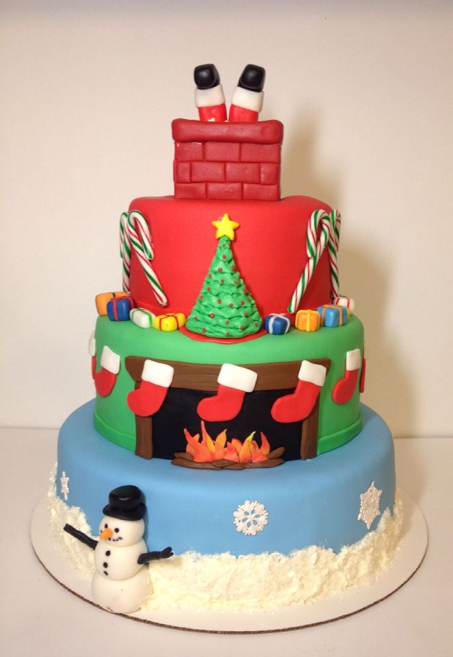 Night Before Christmas Cake