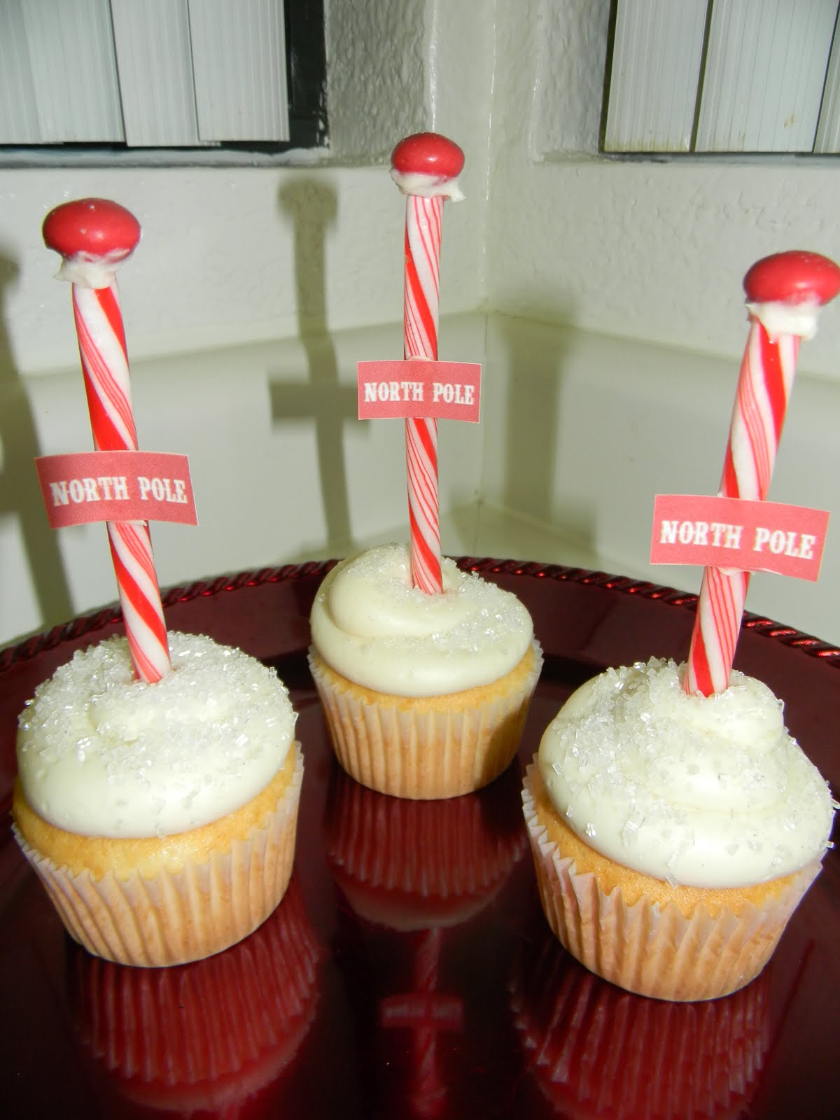 North Pole Cupcakes