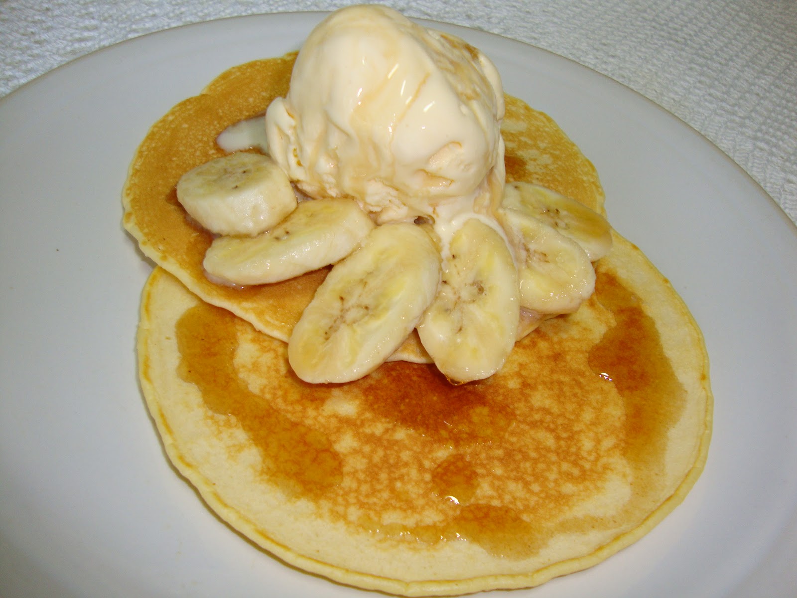 7 Photos of Ice Cream Pancakes And Bananas