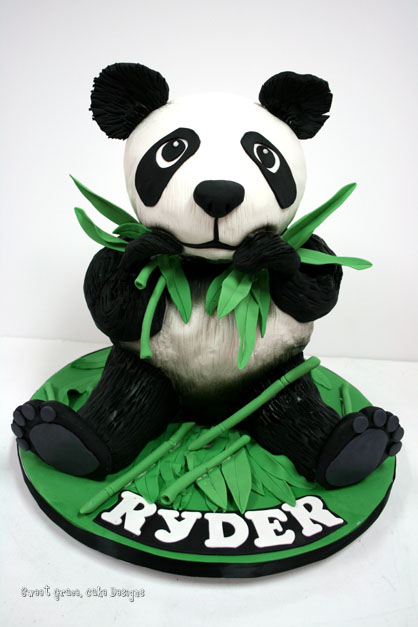 Panda Bear Birthday Cake