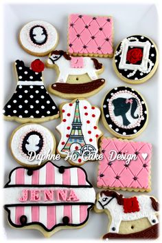 Paris Theme Cookies