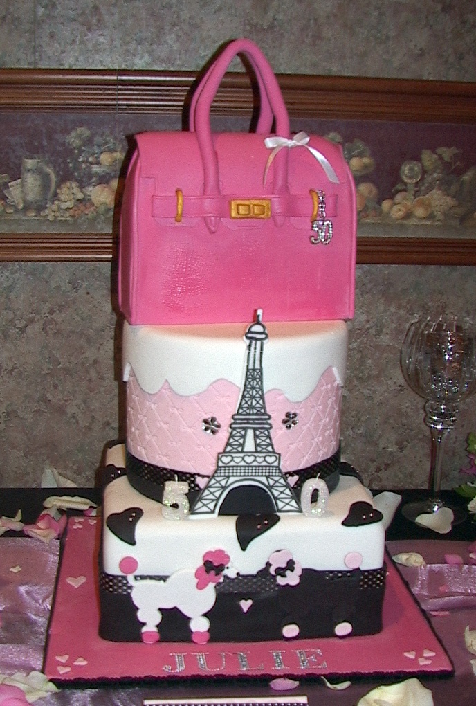 Paris Themed Cake Paris Themed Cake