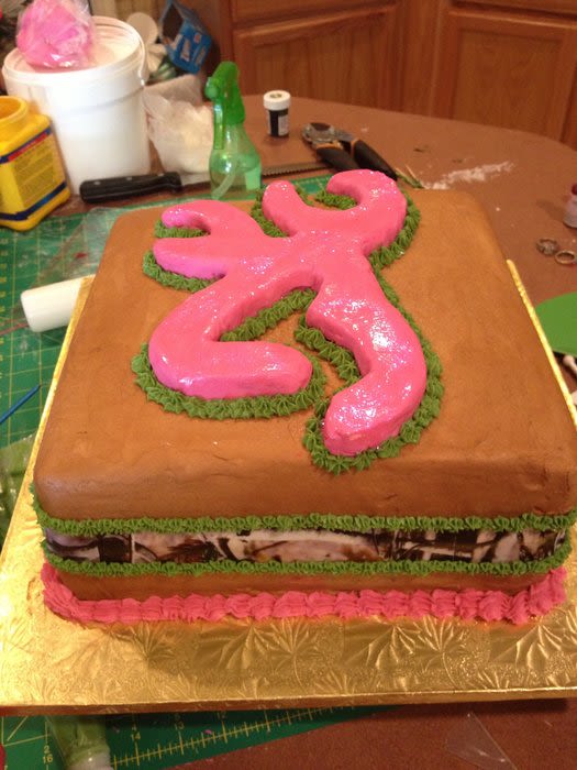 Pink Camo Browning Cakes for Girls Pink Camo Browning Cakes for Girls