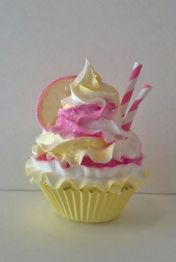 Pink Lemonade Cupcake Decorations