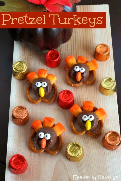 Pretzel Thanksgiving Turkeys