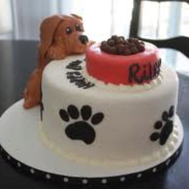 Puppy Birthday Cake