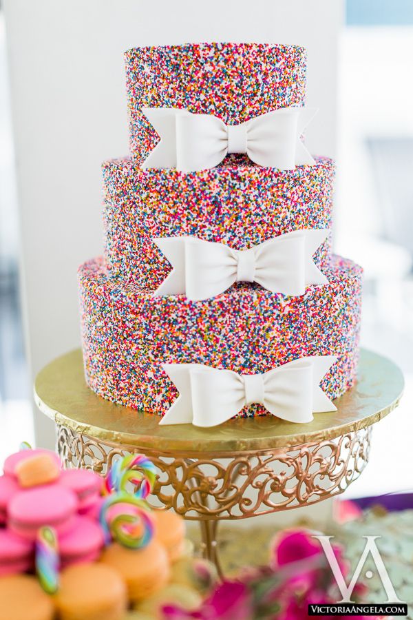 Rainbow Sprinkle Cake