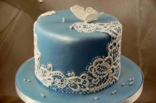 Royal Icing Lace Cake