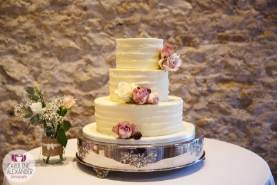 Rustic Buttercream Wedding Cake