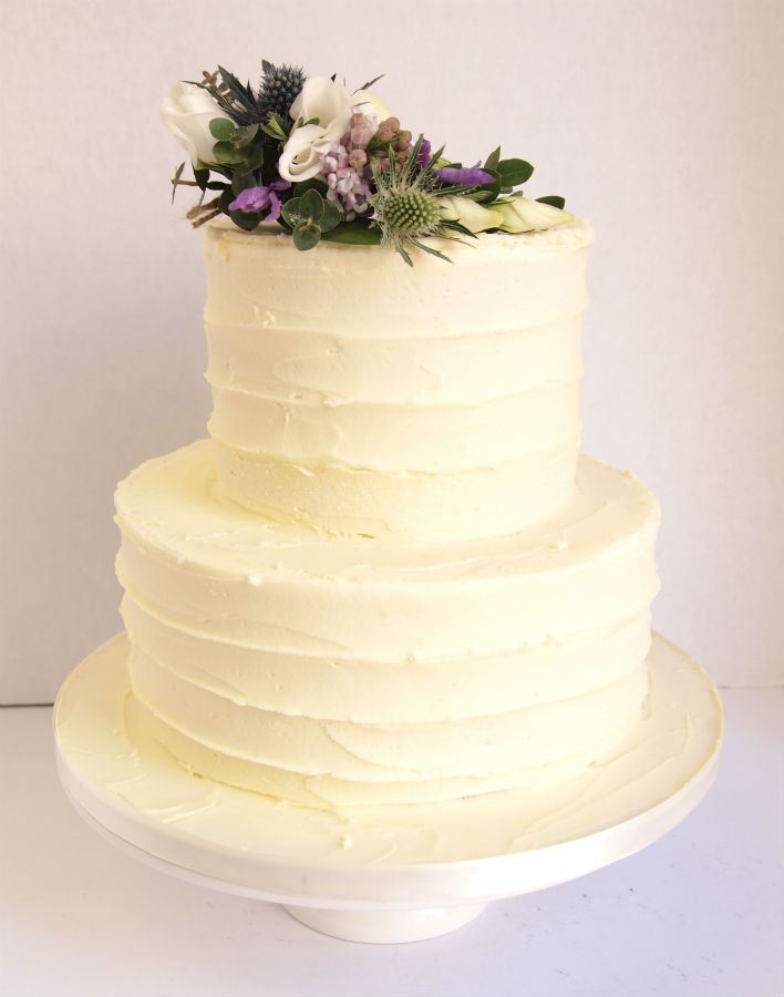 Rustic Buttercream Wedding Cake