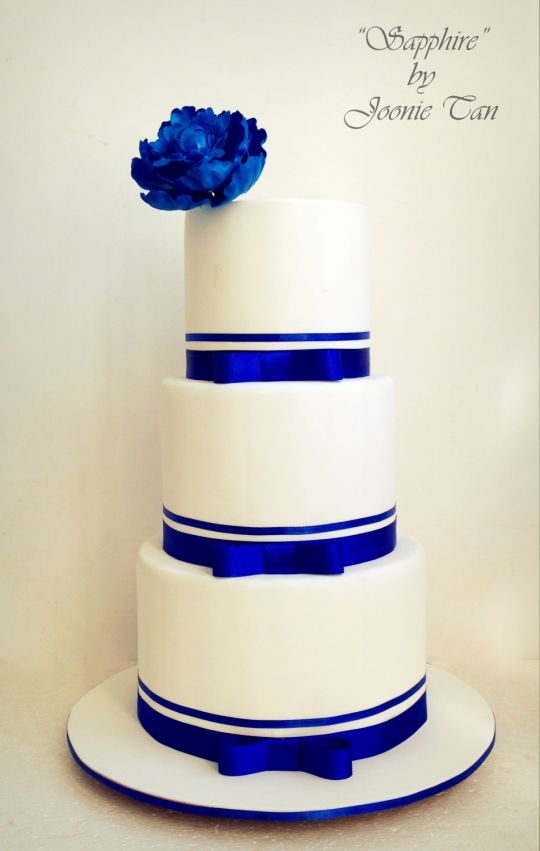 Sapphire Wedding Cake