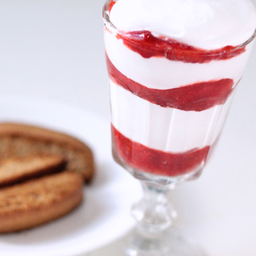 Strawberry and Whipped Cream Parfait