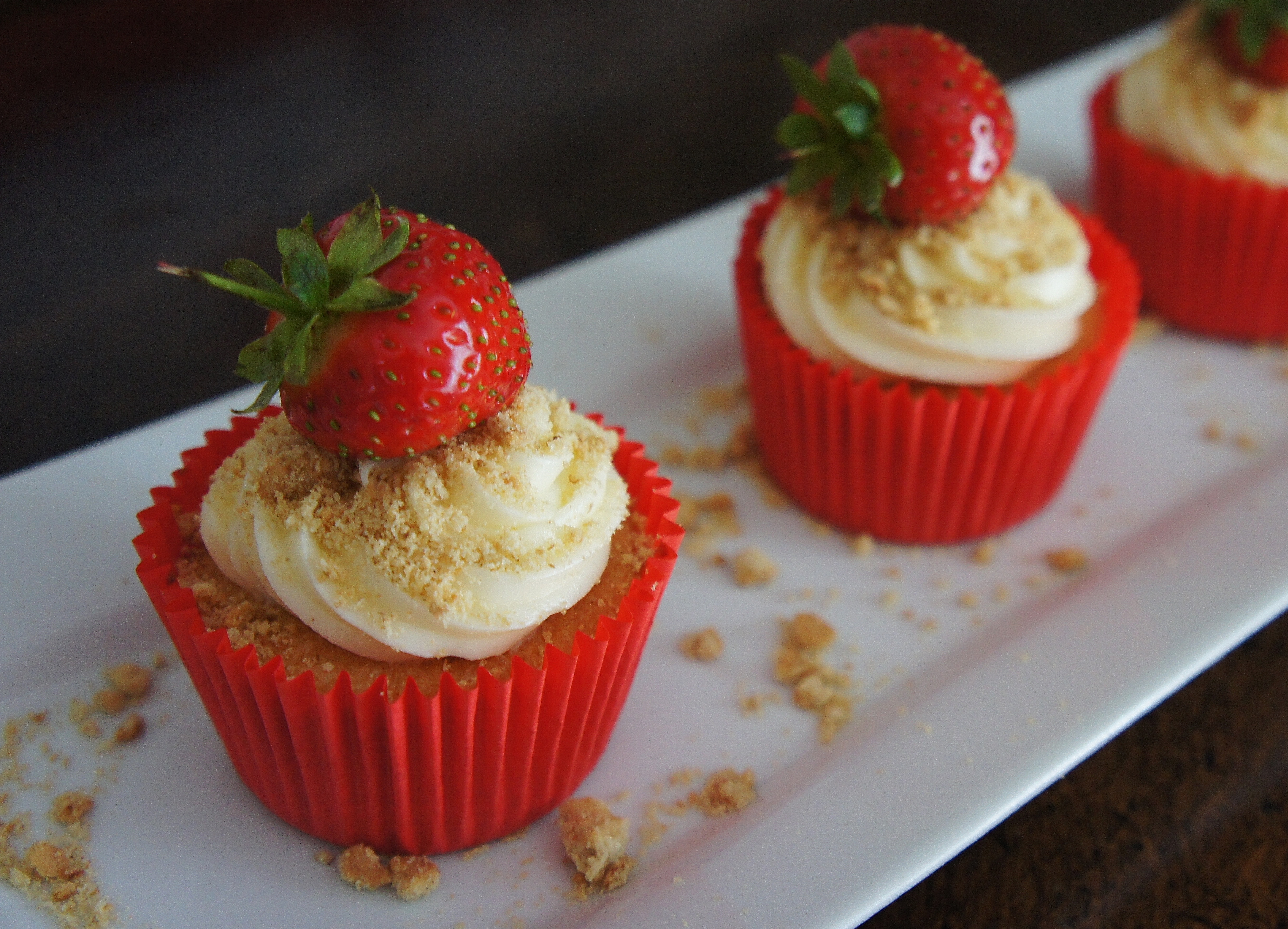 Strawberry Cheesecake Cupcakes